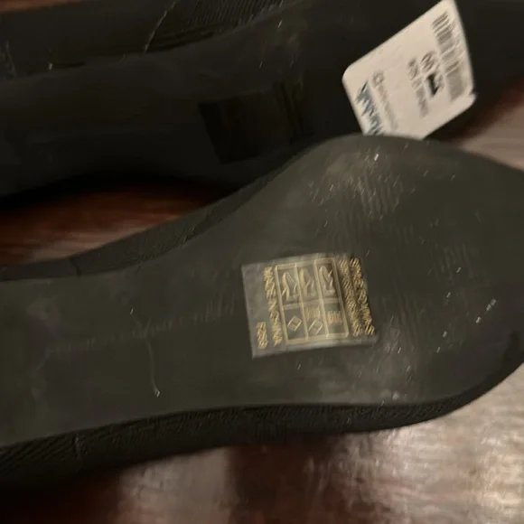 French connection brand new black heel 1 inch heel shoes size 8 women’s - Picture 5 of 5